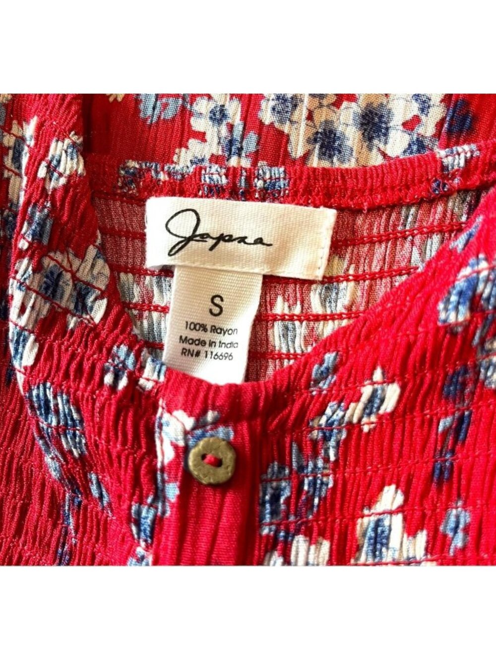 JAPNA Red Floral Mini Dress - Picture 7 of 8